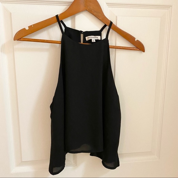 Glamorous Tops - High Neck Black Blouse